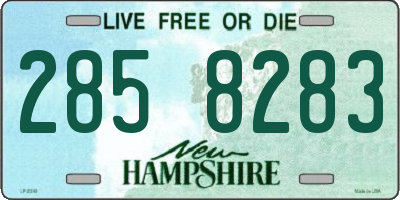 NH license plate 2858283