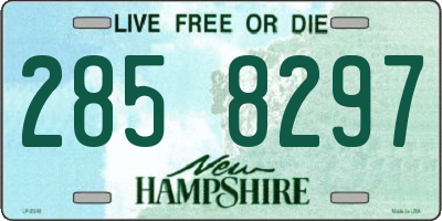 NH license plate 2858297