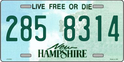 NH license plate 2858314