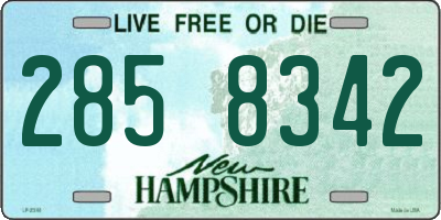 NH license plate 2858342
