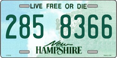 NH license plate 2858366