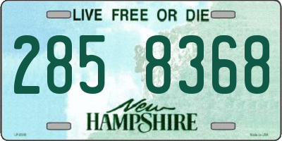 NH license plate 2858368