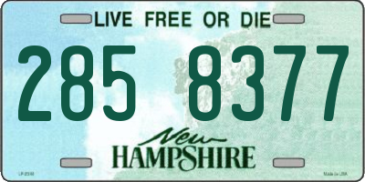 NH license plate 2858377
