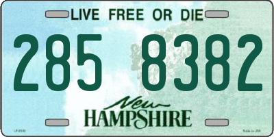 NH license plate 2858382