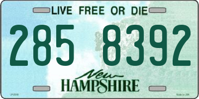 NH license plate 2858392