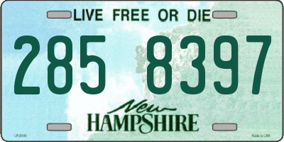 NH license plate 2858397