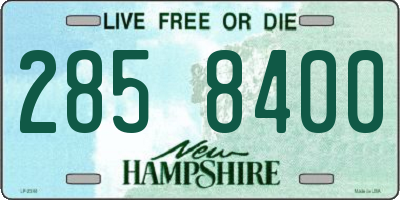 NH license plate 2858400
