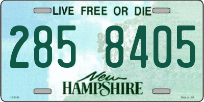 NH license plate 2858405