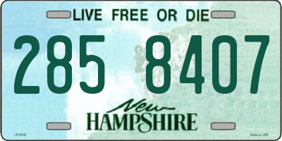 NH license plate 2858407
