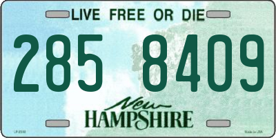 NH license plate 2858409