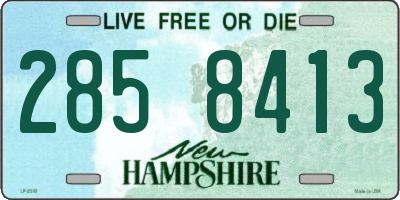 NH license plate 2858413