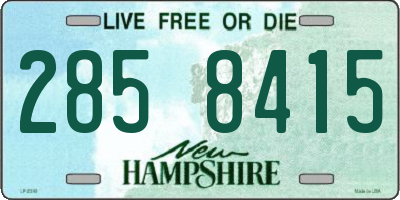 NH license plate 2858415