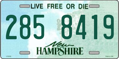 NH license plate 2858419