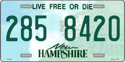 NH license plate 2858420