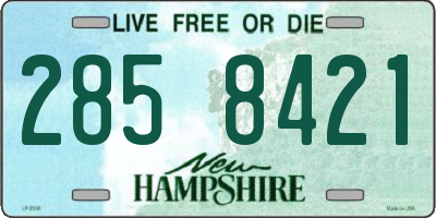 NH license plate 2858421