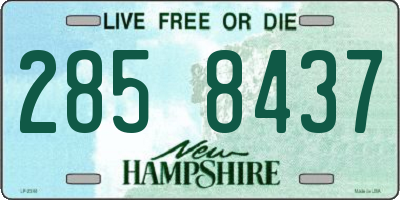 NH license plate 2858437