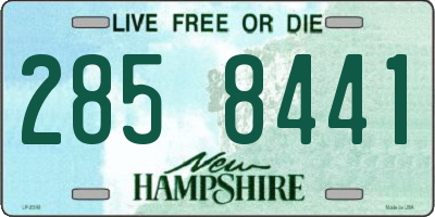 NH license plate 2858441