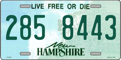 NH license plate 2858443