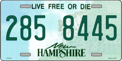 NH license plate 2858445