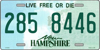 NH license plate 2858446