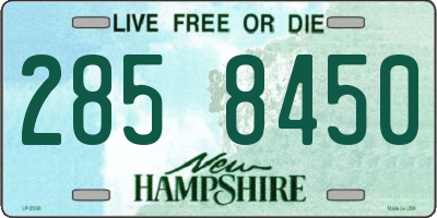 NH license plate 2858450