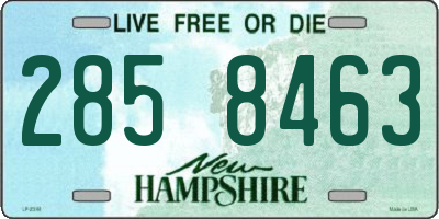 NH license plate 2858463