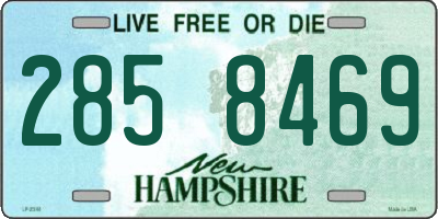 NH license plate 2858469