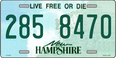 NH license plate 2858470