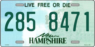 NH license plate 2858471