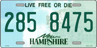 NH license plate 2858475
