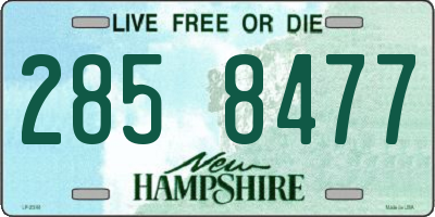 NH license plate 2858477
