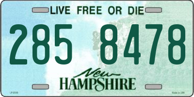 NH license plate 2858478