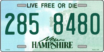 NH license plate 2858480