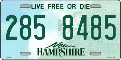 NH license plate 2858485