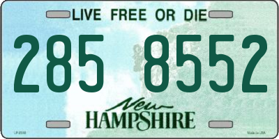 NH license plate 2858552