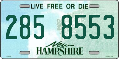 NH license plate 2858553