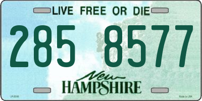 NH license plate 2858577