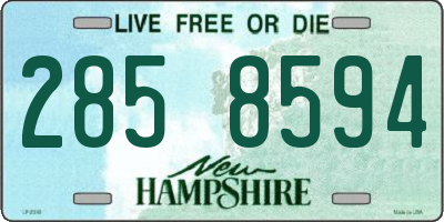 NH license plate 2858594