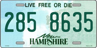 NH license plate 2858635