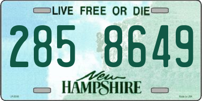 NH license plate 2858649