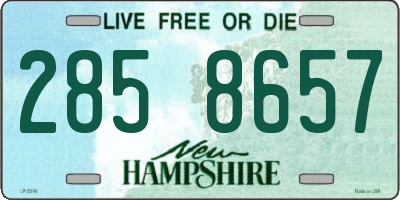 NH license plate 2858657