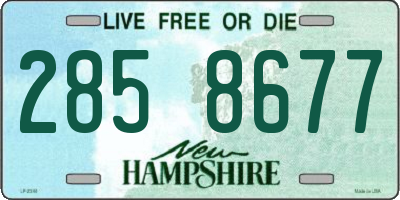 NH license plate 2858677