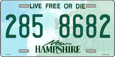 NH license plate 2858682