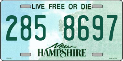 NH license plate 2858697