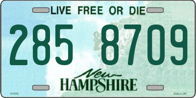 NH license plate 2858709