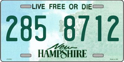 NH license plate 2858712
