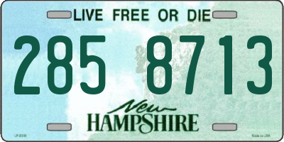 NH license plate 2858713