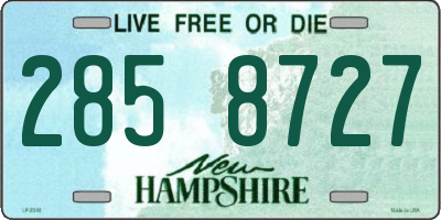 NH license plate 2858727