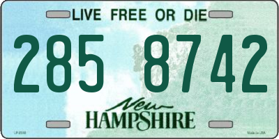 NH license plate 2858742