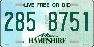 NH license plate 2858751